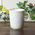 マリメッコ マグカップ プケッティ ベージュ ブルー No.851 サンド 250ml puketti marimekko 日本限定 北欧 正規品