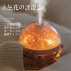 加湿器 卓上 加湿器 小型 アルマ加湿器 アロマ対応 ナチュラル 雨 虹 繊細なミスト 常夜灯 LEDライト 静音 水不足保護 インテリアに馴染みやすい