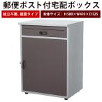 宅配ボックス 宅配BOX 郵便ポスト付 戸建て スタンドポスト メールポスト 非対面受け取り 2Lペットボトル A4 KGY リシム THB-258BR