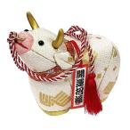 うし 木目込み人形 No.15 来福丑 白金      干支 木目込 木目込み 人形 セット キット 手芸 江戸木目込