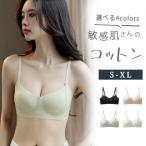 \店内全品P5倍!/ブラジャー ノンワイヤーブラ 楽ちん おしゃれ シームレス レース 小胸 20代 30代 40代 50代 かわいい シンプル S/M/L/XL 送料無料