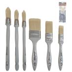 ROLLINGDOG краска щетка покраска для 6 шт. комплект малярная кисть кисть покраска краска для щетка универсальный малярная кисть мелкий отделка работа уборка luster малярная кисть 