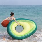 ショッピングうきわ 浮き輪 大人用 かわいい アボカド型 浮輪 フロート うきわ インスタ映え 大き目 大きい 水遊び 遊具 かわいい 可愛い 夏 海 プール ビーチ おしゃれ 安