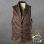 レザーベストベストメンズバイク用ベ...