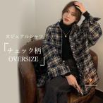 ショッピングネルシャツ ネルシャツ チェック柄 レディース 長袖 シャツ 春 カジュアルシャツ ゆったり 長袖シャツ 秋 チェック柄シャツ お洒落 レトロ シャツジャケット