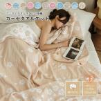 タオルケット ガーゼケット セミシングル 120×150cm タオル パイル ガーゼ 夏用 肌掛け 夏掛け 吸汗 吸湿 通気 柔らか やさしい肌触り ふわふわ 洗える 無添加