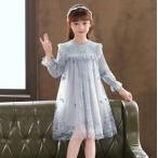 ショッピング韓国子供服 韓国子供服 女の子 誕生日 結婚式 ワンピース プリンセス ワンピー バタフライ柄 スウィート ワンピース 長袖 お姫様 ワンピース 春 夏 お祝い キッズ 発表会