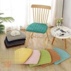 チェアパッド チェアマット 極厚 チェアパッド 丸 四角 40Rcm チェアクッション おしゃれ 低反発クッション