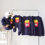 親子 ペアルック 赤ちゃん トレーナー 長袖 家族お揃いコーデ 親子コーデ リンクコーデ ユニセックス ゆったり ママ パパ ベビー 大きいサイズ 子供 おしゃれ