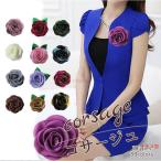 ショッピングコサージュ コサージュ 母の日 フォーマルお花フラワー ブローチ 結婚式 卒業式 卒園式 高級 ツバキ グログラン 華やか パーティー 発表 会謝恩会 七五三 ピン付