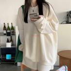 爆買Tシャツ ゆったり ロングT 長袖 レディース 無地 シンプル ドロップショルダー レディース トップス