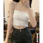 チュールキャミソールトップス 夏 