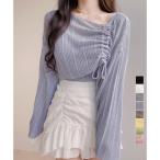 ドローストリング ニットアンサン�