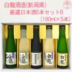 日本酒 飲み比べ 白龍酒造５本セットＢ(特選大吟醸入り)