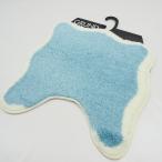  нежный ... туалет коврик 50x50 размер белый / бледно-голубой туалет коврик 