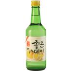 韓国焼酎 ジョウンデー イエロー ゆず 360ml 13.5度 ムハク ジョウンデイ ウリスル 韓ドラ 韓国　ギフト プレゼント(8801100128838)