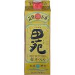 紙パック 田苑酒造 麦焼酎 田苑 金ラベル 900ml 25度 本格焼酎 音楽仕込み 長期貯蔵 鹿児島【24個まで1個口配送可能】　ギフト プレゼント(4966761072549)
