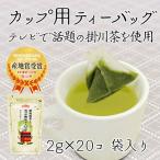 緑茶 静岡茶 深蒸し茶 ティーバッグ 掛川茶 「カップ用ティーバッグ」2g×20個入り