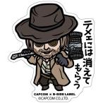 CAPCOM×B-SIDE LABEL стикер Vaio риск - ранее bell k/ Leon ( линия искусство / Chris ( искусство / Chris ( постер )/mo low 