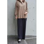 Cafune カフネ スウェードシャツブラウス 545919