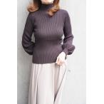ショッピングパフスリーブ MARIED'OR マリードール ハイネック パフスリーブニット レディースニット 秋冬ニット 70628