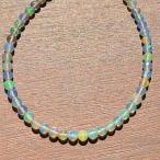 SV925 プレシャスオパール 虹の水玉 ブレスレット レモンシトラス 柑橘 丸珠