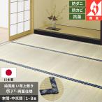 い草 カーペット 3畳 本間 約191×286cm 中京間 約182×273cm 上敷き オーダー可 純国産 無地 抗菌 消臭 防炎 畳替 長方形 本州四国は送料無料 / 水戸 /
