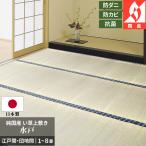 い草 カーペット 6畳 江戸間 約261×352cm 団地間 約255×340cm 上敷き 純国産 無地 抗菌 消臭 防炎 爽やか 長方形 カット加工 本州四国は送料無料 / 水戸 /