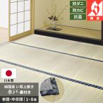 い草 カーペット 3畳 裏付き 本間 約191×286cm 中京間 約182×273cm 上敷き オーダー可 純国産 無地 消臭 防炎 畳替 長方形 本州四国は送料無料 / 水戸 /