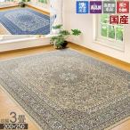 カーペット 絨毯 広幅 3畳 200×250cm 洗える ラグ おしゃれ ホットカーペットカバー 抗菌 防臭 / da2sc