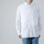 nisica (ニシカ) レギュラーカラーシャツ ホワイト