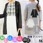 麻混 サマー トッパー 夏 サマーカーディガン ゆったり リネン ミディ シアー 薄手 無地 長袖 春夏 レディース ロング 大きいサイズ M L LL 3L 4L　3693