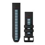 QuickFit 26mm Black/Cirrus Blue( Garmin )