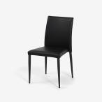 ダイニングチェア　パシオン　PVCブラック色　大塚家具（IDC OTSUKA）