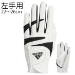 ゴルフ グローブ adidas メンズ ディース ゴルフグローブ ゴルフ 練習用グローブ ゴルフ練習用 アディダス ゴルフ用 手袋 白 ホワイト