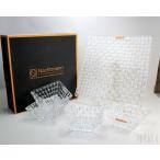 箱だけ難あり ナハトマン ボサノバ 90023 バリューパック スクエアプレート 28cm 1枚＆スクエアボウル 4個