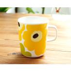 マリメッコ ウニッコ マグ 250ml ライムイエロー marimekko UNIKKO