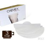 ケメックス CHEMEX フィルターペーパー 3カップ用 ボンデッドタイプ 半円型 FP-2 100枚入り