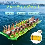 ショッピングプールマット フローティング マット ウォーターマット 水上マット 子供 家族 アウトドア レジャー ジェットスキー 水上 海 プール 水