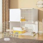 猫ケージ キャットケージ ペットケージ 折りたたみ 2段 ベビーサークル キャットタワー スタジアム ワイド扉 収納 頑丈 檻 ねこ ネコケージ 猫ハウス