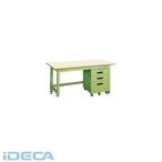 DP67005 直送　代引不可・他メーカー同梱不可 中量作業台ＫＴタイプ・キャビネットワゴン付