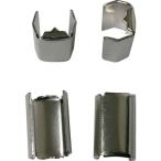 あすつく対応 「直送」 ユタカメイク ［KM03］ 金具 端末爪 ６ｍｍ×１３．５ｍｍ ４個入り