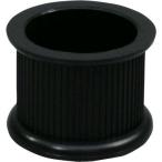 あすつく対応 「直送」 光 BE0242 イス脚キャップ 黒丸24