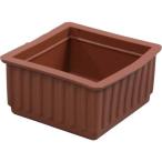 あすつく対応 「直送」 光 BE4453 イス脚キャップ 茶角45