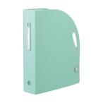 リヒトラブ LIHIT LAB. F-7690-19 noie−style ドキュメントボックス タテ A4 ライトグリーン