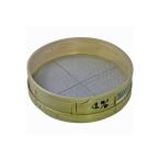 4969968335912 大五郎 国産ヒノキ 丸フルイ 36cm 亜鉛 8目 【4．0mm目】