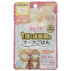 ドギーマン 4974926011746 猫ちゃんの国産牛乳を使ったスープごはん ささみ＆サーモン こねこ用 40g