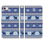 iPhone 各種 17 16e 16 15 14 13 12 Pro Max Air mini SE 第3世代 11 8 7 手帳型 ケース カバー ノルディック柄 H 冬 雪 雪の結晶