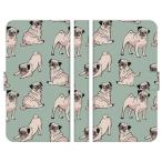 OPPO 各種 Reno14 Reno13 Reno11 A Reno9 A Reno7 Find X3 Pro A54 5G A73 5G X2 A5 2020 R15 Neo 手帳型 ケース パグ パターン A 犬 いぬ