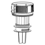 【在庫あり】純正品 2171107173 SHARP 筒型フィルター(上) 掃除機用【EC-SR7-N/EC-SR7-P用】※2171107136の代替品 シャープ 新品
